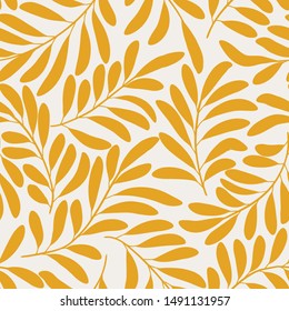 Seamless Vector Floral Pattern. Delicate  Botanical Background