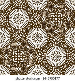 Seamless vector floral pattern design