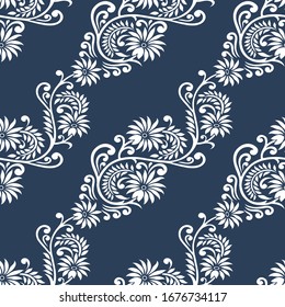 Seamless vector floral pattern design