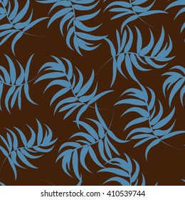 Seamless vector floral pattern. For easy making seamless pattern just drag all group into swatches bar, and use it for filling any contours.