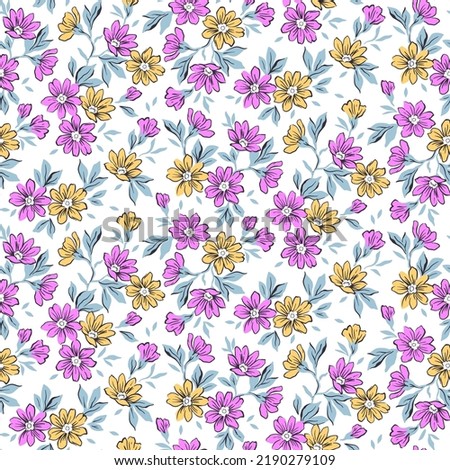 Image, Stock Photo little flower purple