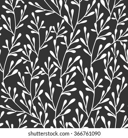 Seamless vector floral pattern. Retro pattern. Ornament can be used as wallpaper. EPS10 vector illustration.
