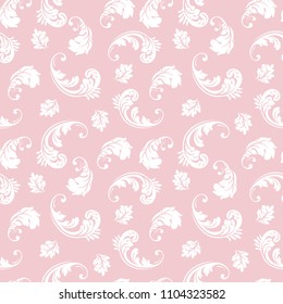 Seamless vector floral pattern. Vintage bsckground