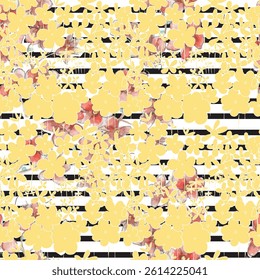 Seamless vector floral pattern. Watercolor flowers pattern design for textile scarf, texture and fashion. Wallpaper same to william morris design. 