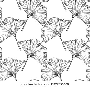 Seamless vector floral wallpaper. Decorative vintage pattern in classic style with flowers and twigs.