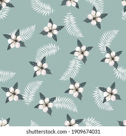 diseño transparente de flores vectoriales en segundo plano