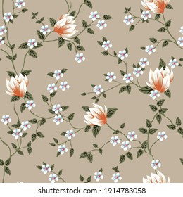 diseño transparente de flores vectoriales en segundo plano