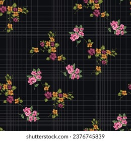 diseño transparente de flores vectoriales en segundo plano