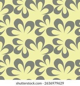 seamless vector flower with paisley design pattern on background
