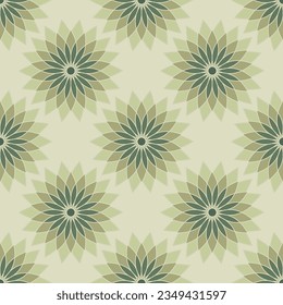 Seamless vector flower pattern design