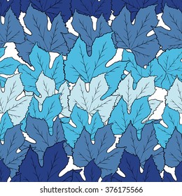 Seamless vector foliage pattern 