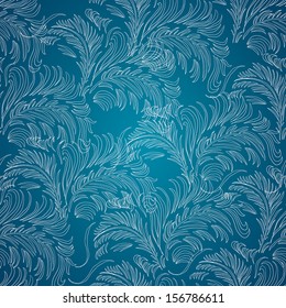 Seamless vector frost pattern for Christmas decorations