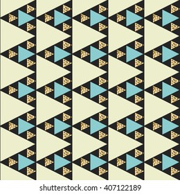 seamless vector geometric arabic pattern design