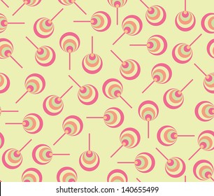 Seamless vector geometric candy pattern background