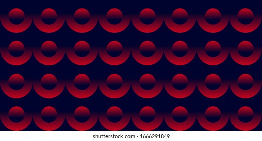 Seamless vector geometric circle color pattern background.