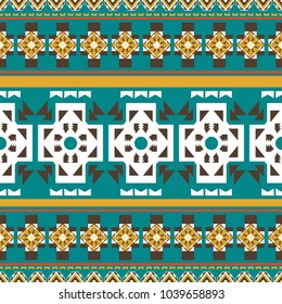 Seamless vector geometric color pattern background. Can be used for design as background and for printing on fabric.