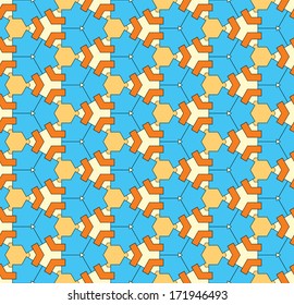 Seamless vector geometric color pattern background