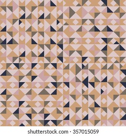 Seamless vector geometric color pattern background