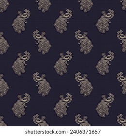 seamless vector geometric design on background 