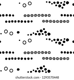  Nahtloses Vektormuster. geometrischer Hintergrund mit handgezeichnet dekorativen Stammeselementen. Drucken mit ethnischen, volkstümlichen, traditionellen Motiven. Grafische geometrische Abbildung für Umhüllungen, Tapeten, Stoff