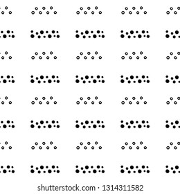 Seamless vector geometric doodle black white pattern, hand drawn etnic small simple little doodle elements geometric abstract etnic design, drawing repeating illustration Back ground Doddle etno style