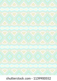 Seamless vector geometric ethnic ornament