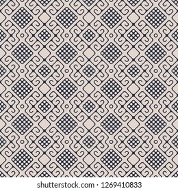 seamless vector geometric ethnic pattern. design for interior, textile, packaging