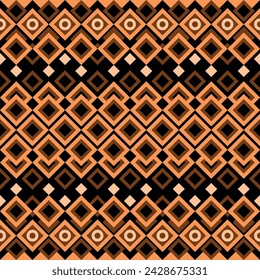 seamless vector geometric ethnic pattern 