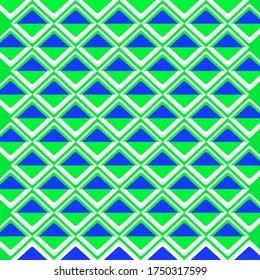 Seamless vector geometric green strip pattern background modern design 