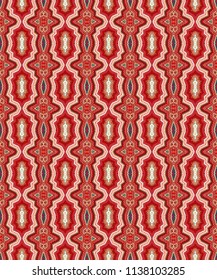 Seamless vector geometric mosaic texture