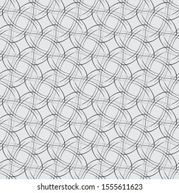 Seamless vector in geometric ornamental style.