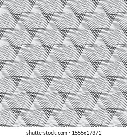 Seamless vector in geometric ornamental style.
