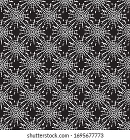 Seamless vector in geometric ornamental style.
