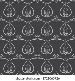 Seamless vector in geometric ornamental style.