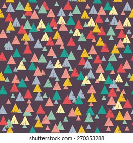 Seamless vector geometric pattern