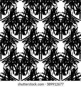 Seamless vector geometric pattern