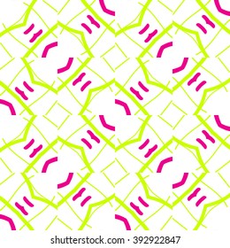 Seamless vector geometric pattern