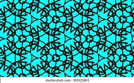 Seamless vector geometric pattern