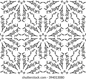 Seamless vector geometric pattern