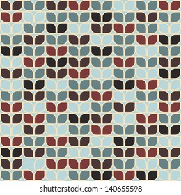 Seamless vector geometric pattern background
