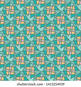 Seamless vector geometric  pattern background.