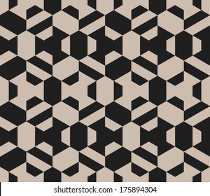 Seamless vector geometric pattern background