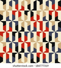 Seamless vector geometric pattern background