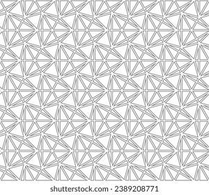 Seamless vector geometric pattern. Background vector illustration. Geometric grid pattern.