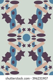 Seamless vector geometric  pattern background.