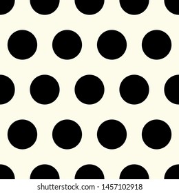 Seamless Vector Geometric Pattern. Editable with easy color change. Circles