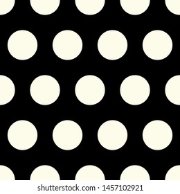 Seamless Vector Geometric Pattern. Editable with easy color change. Circles