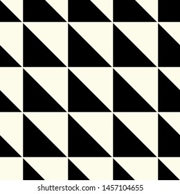 Seamless Vector Geometric Pattern. Editable with easy color change. Triangles