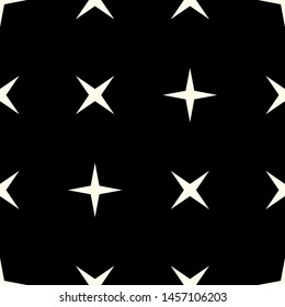 Seamless Vector Geometric Pattern. Editable with easy color change. Stars