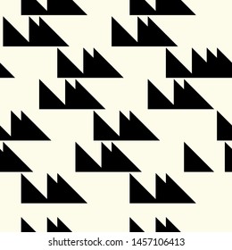 Seamless Vector Geometric Pattern. Editable with easy color change. Triangles